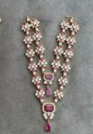 pink kundan har